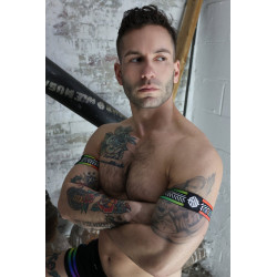 Breedwell Brassards Pure Pride Noir-Rainbow